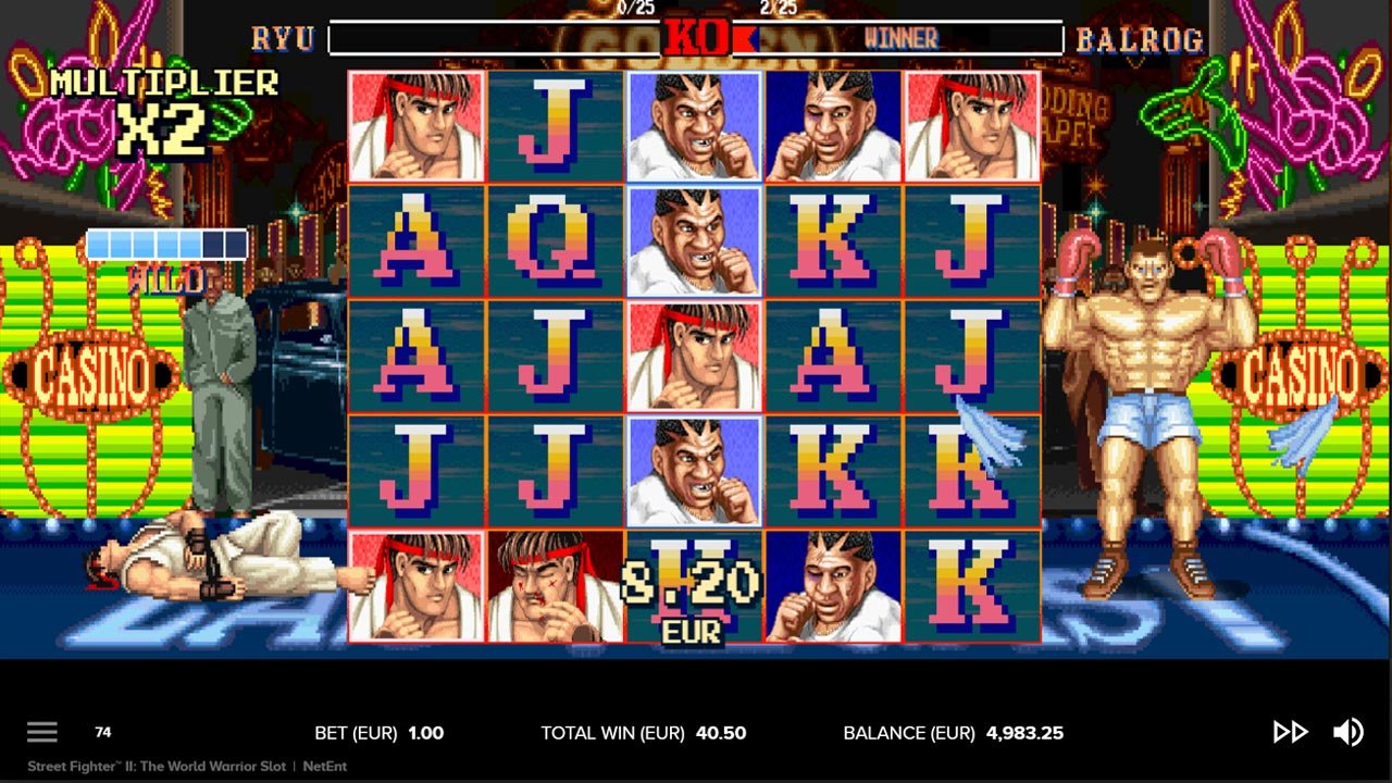 Street Fighter II - Beat the Boss loss