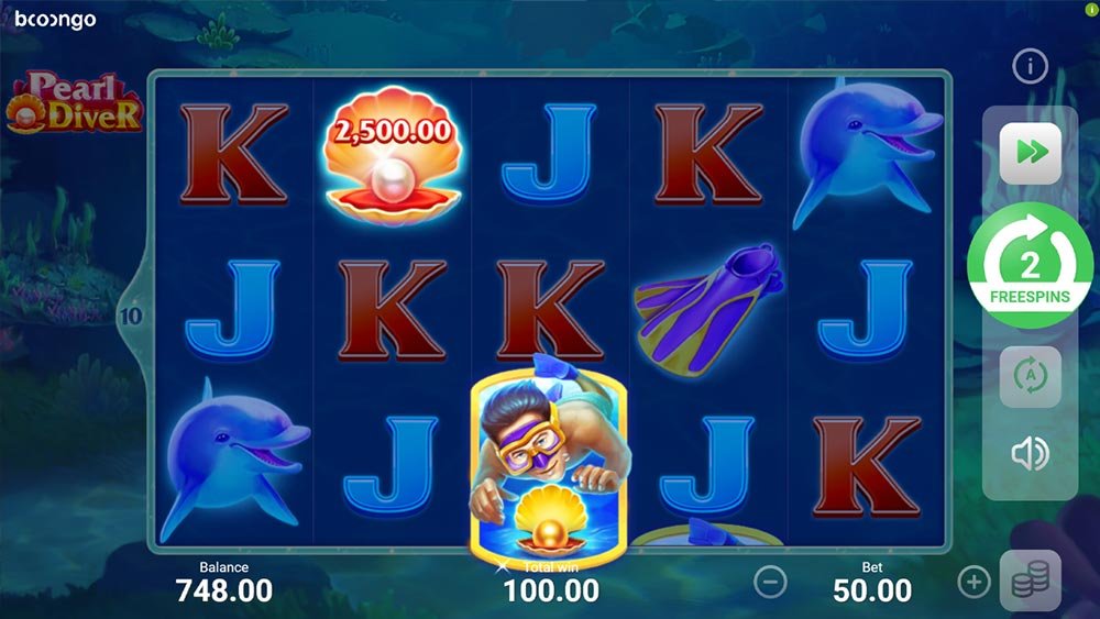 Pearl Diver slot from Booongo