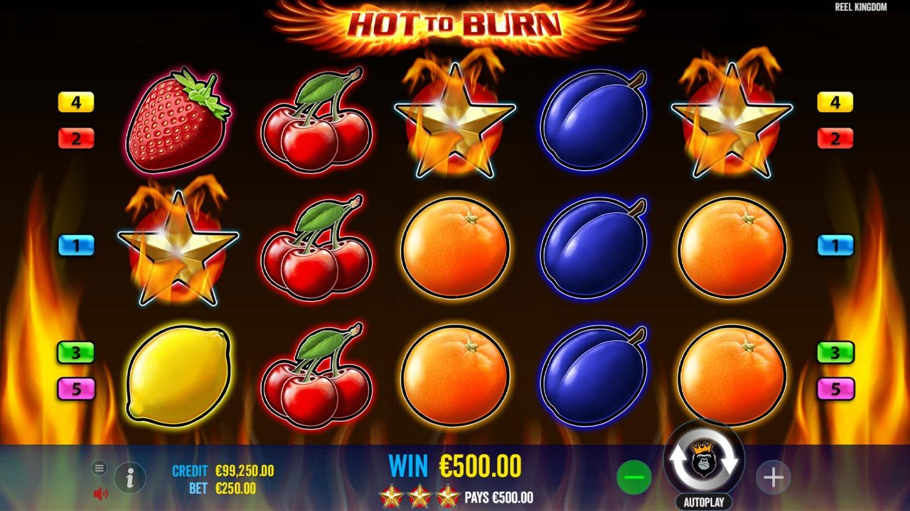 Hot to Burn - Scatter Win