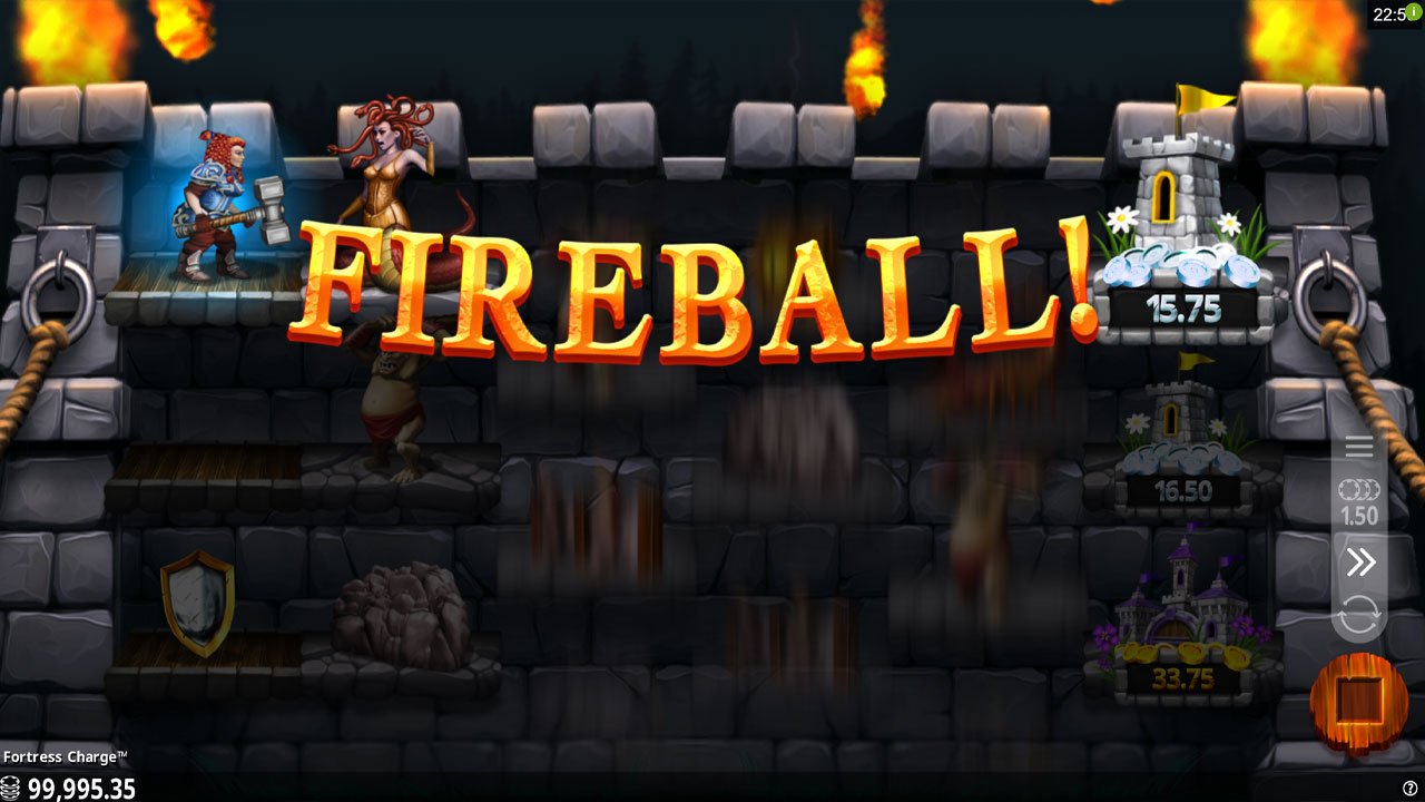 Fortress Charge - Fireball Feature