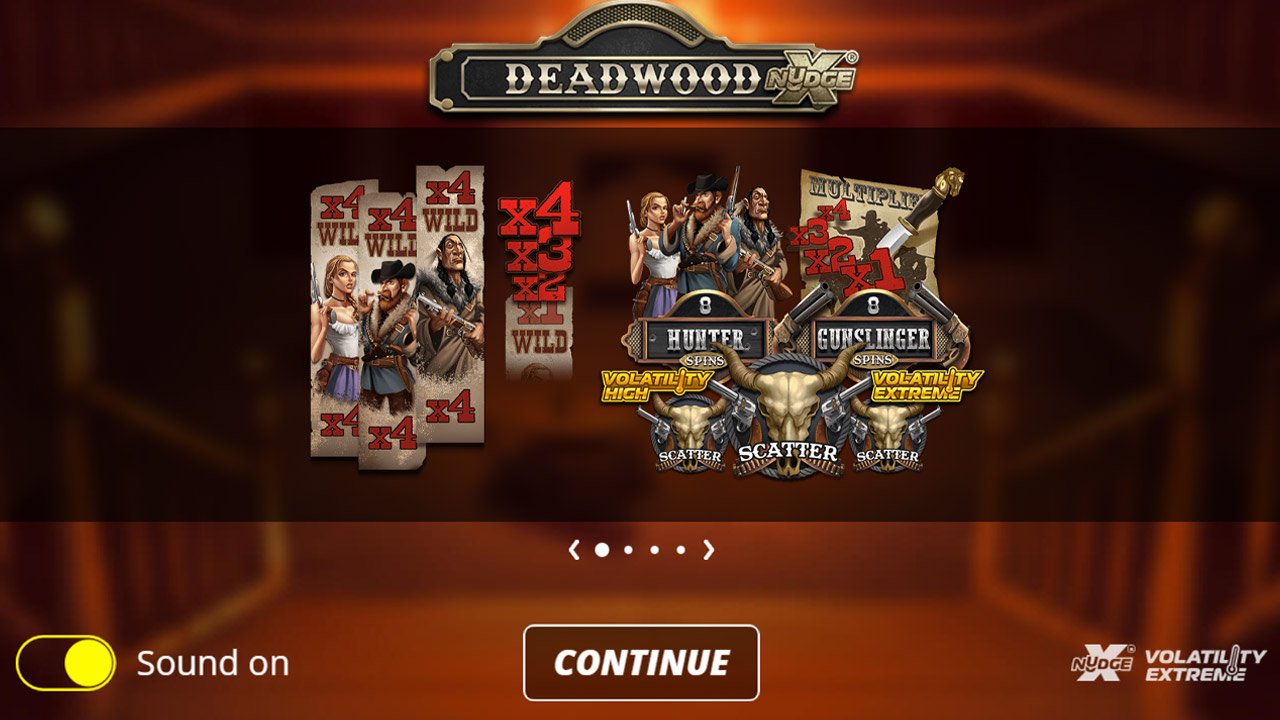 Deadwood xNudge - Wild Multiplier Feature