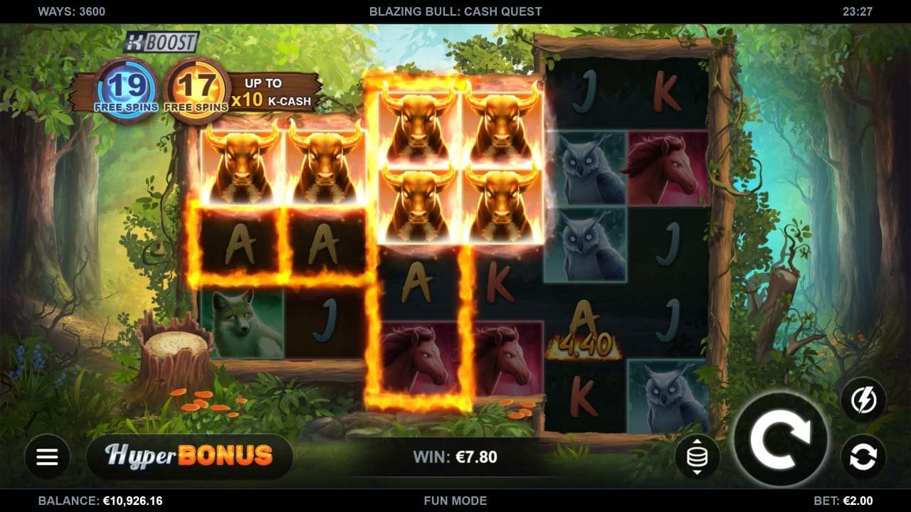 Blazing Bull Cash Quest by Kalamba Games