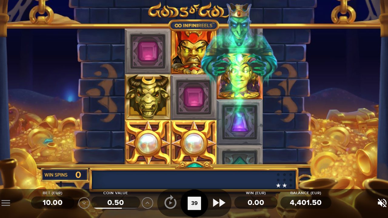 Gods of Gold - Scatter Win Spins