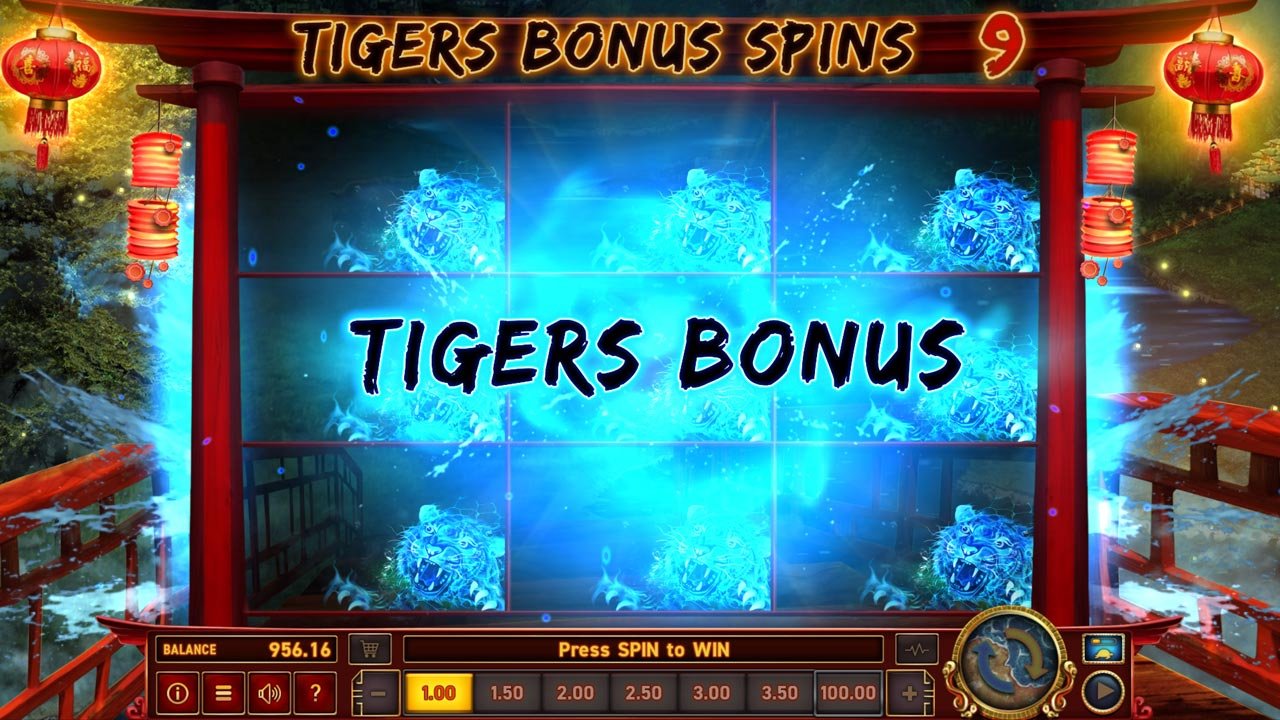 9 Tigers slot - Tiger Bonus