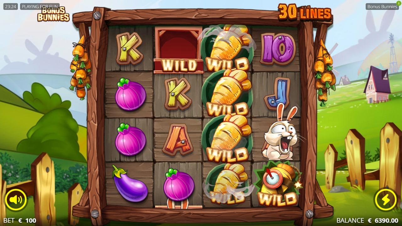 Bonus Bunnies slot - Bonus and Wild Expansion