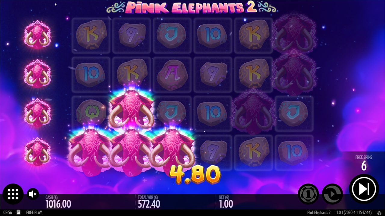 Pink Elephants 2 - Bonus Game