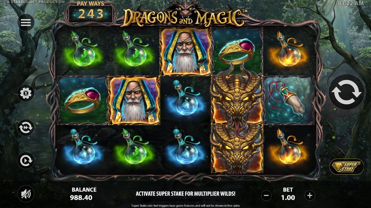 StakeLogic - Dragons and Magic