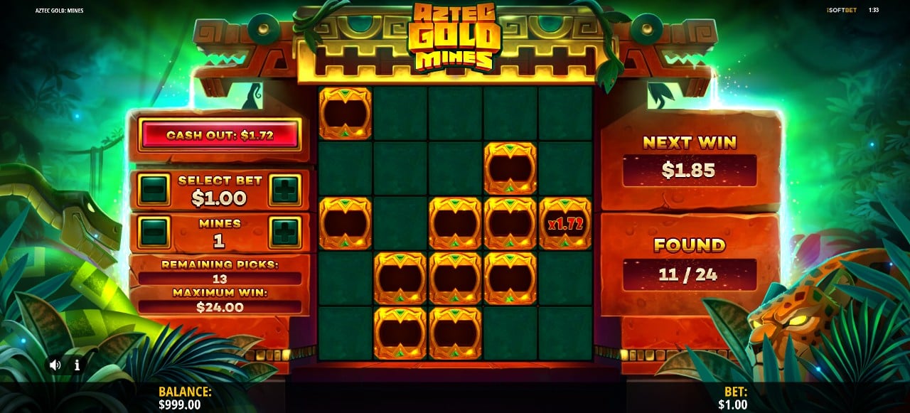 Aztec Gold Mines Slot