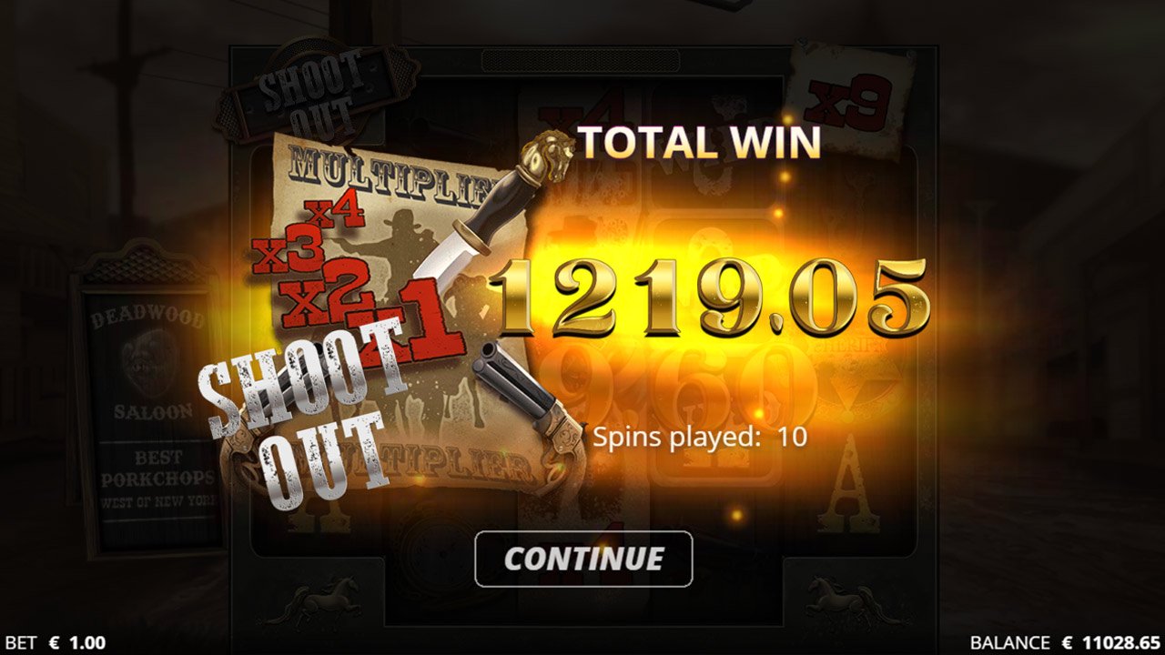 Deadwood xNudge - Big Win
