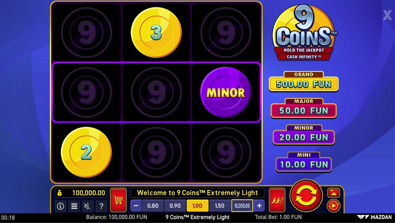 9 Coins Extremely Light