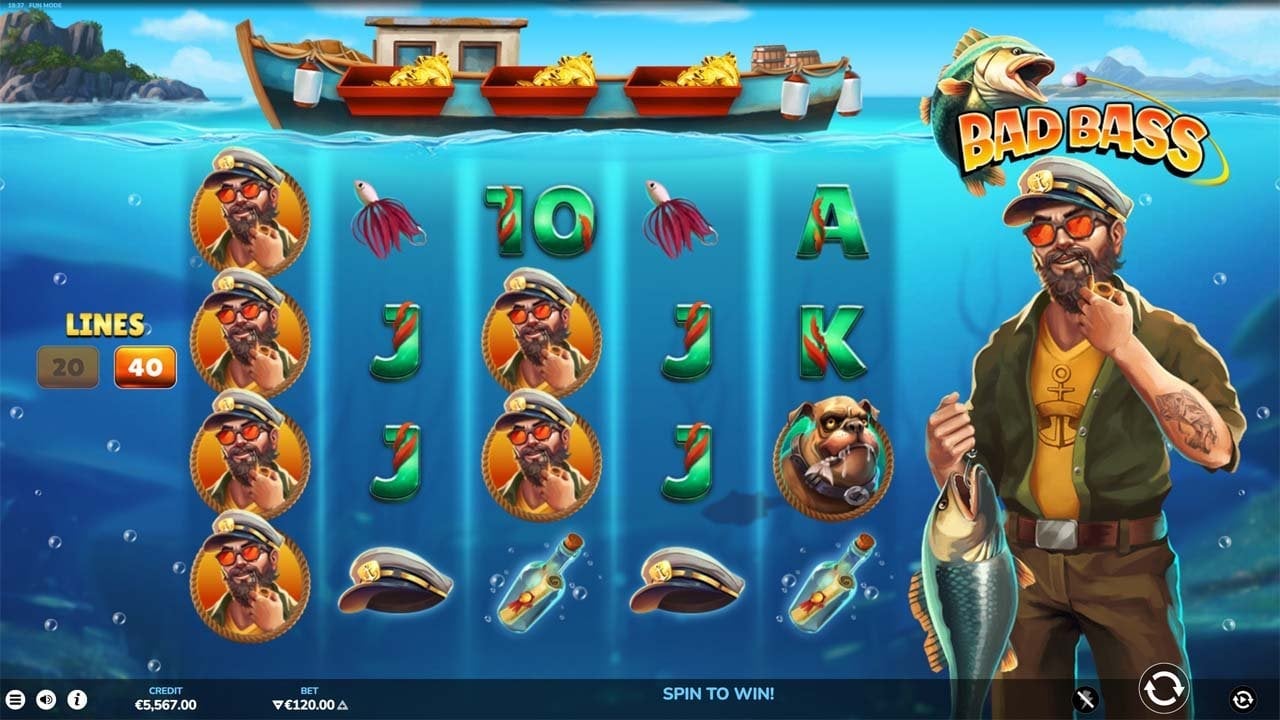Bad Bass slot by Indigo Magic