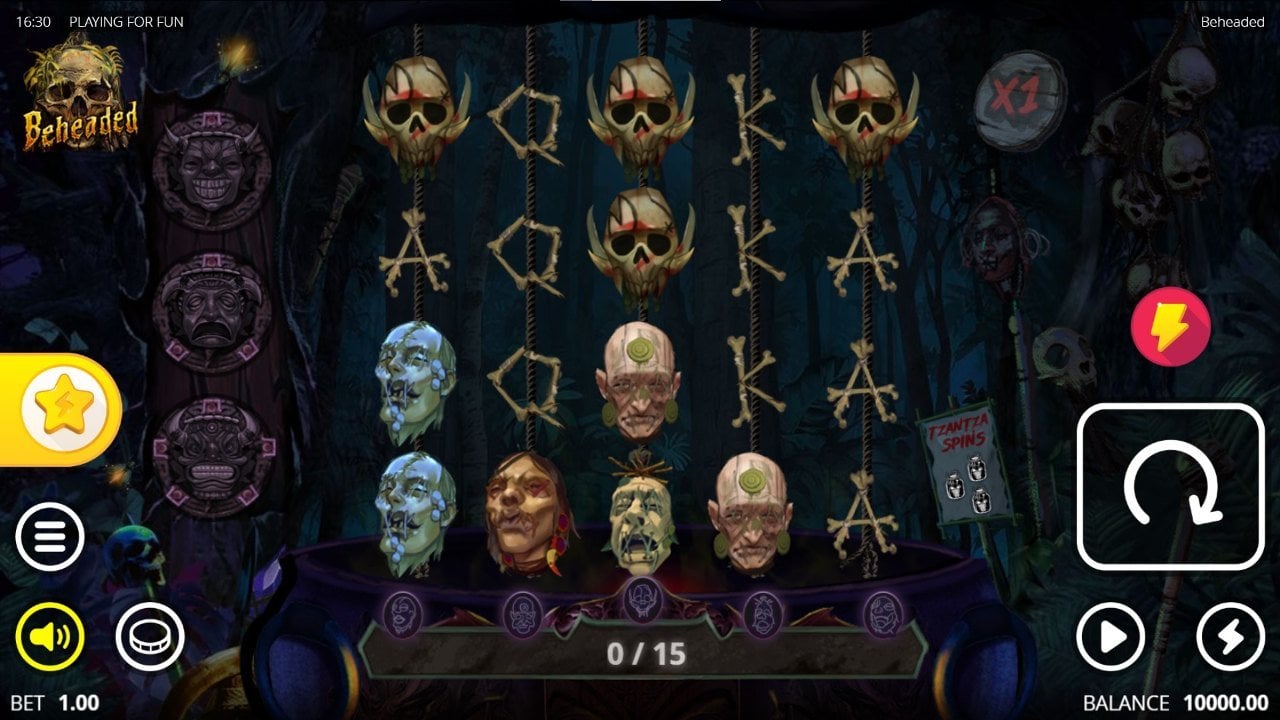 Beheaded slot