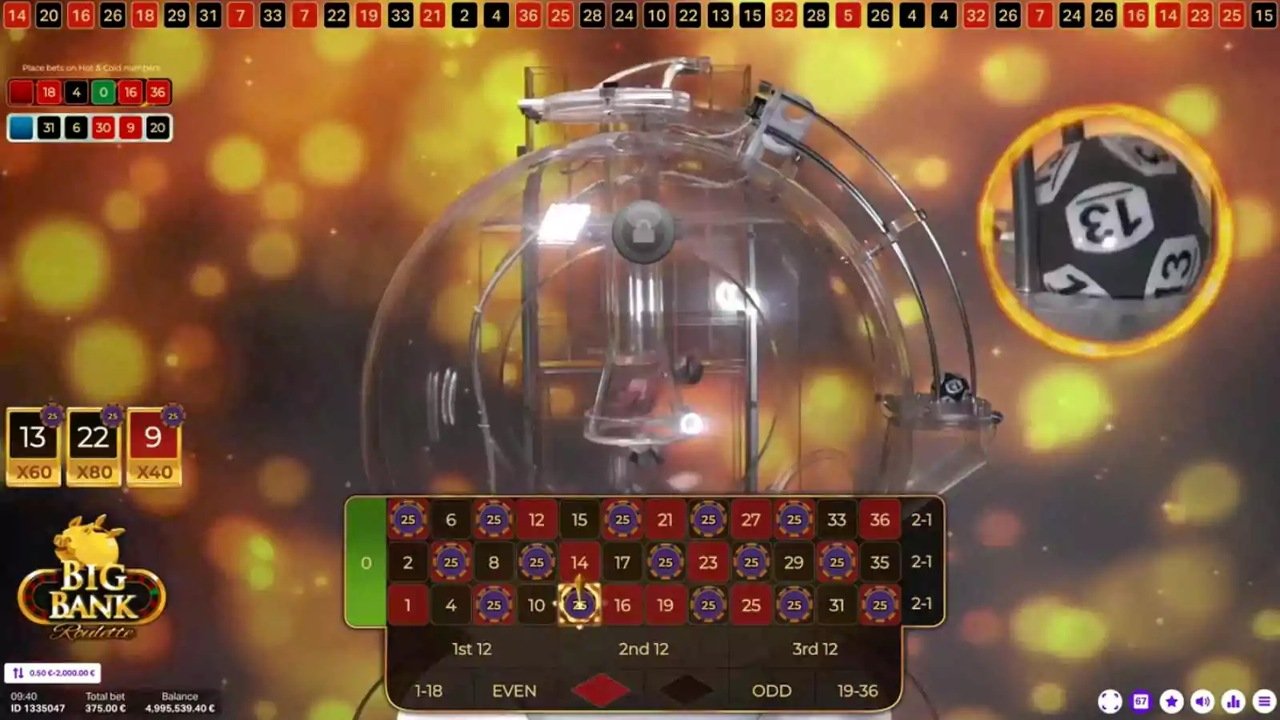 Big Bank Roulette Live by Quik Gaming