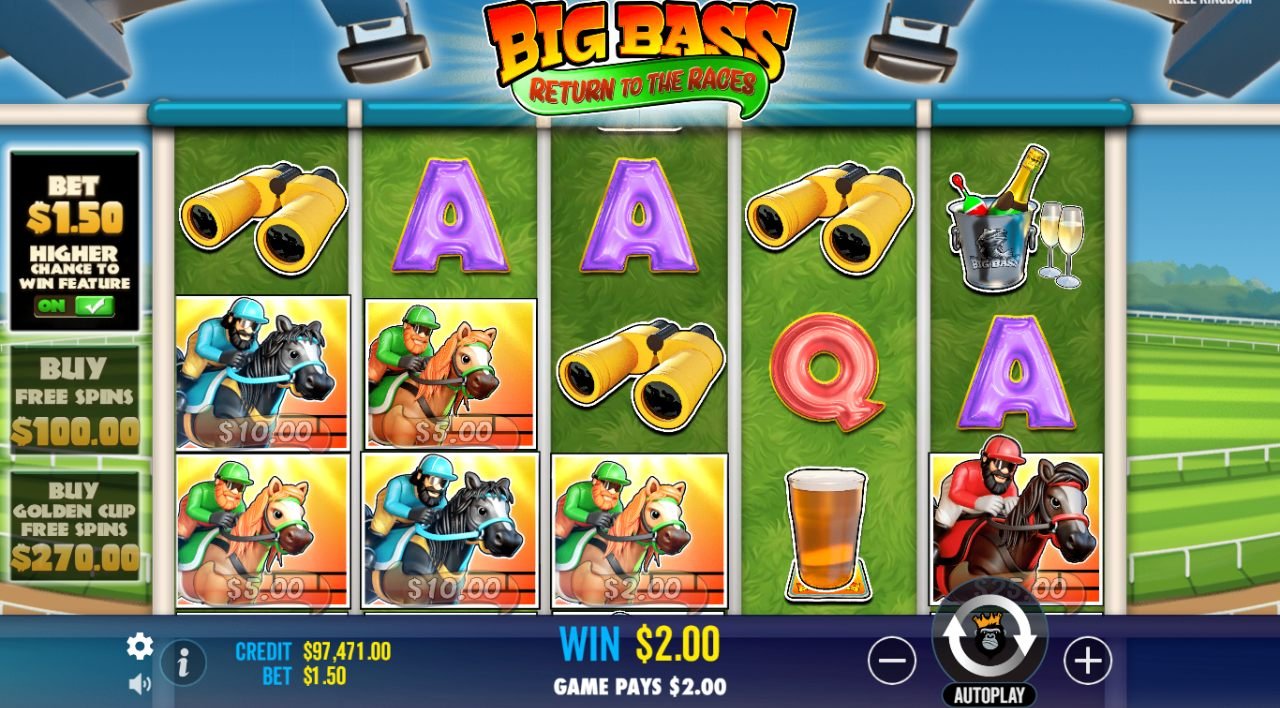 Big Bass Return to the Races Slot