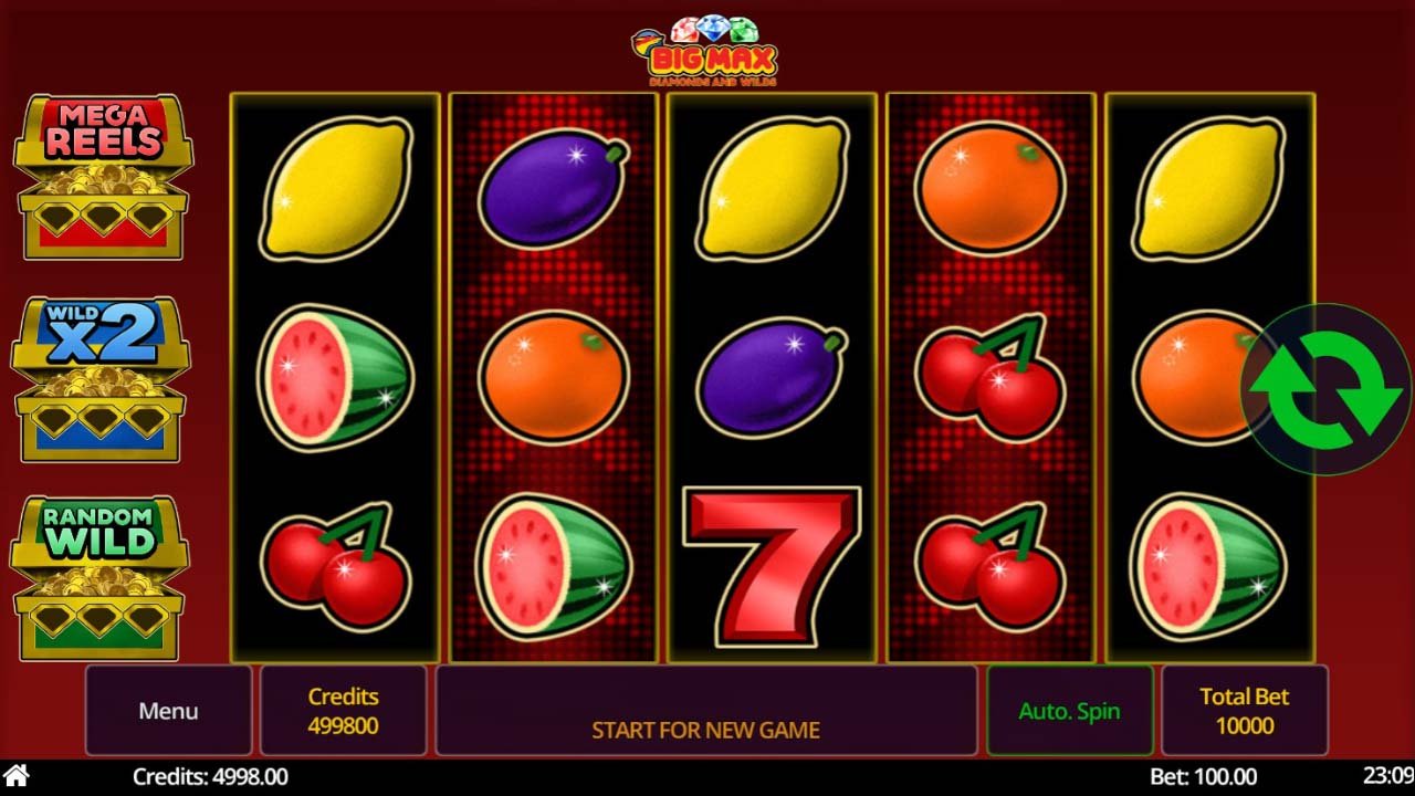Big Max Diamonds and Wilds online slot - GamblersPick