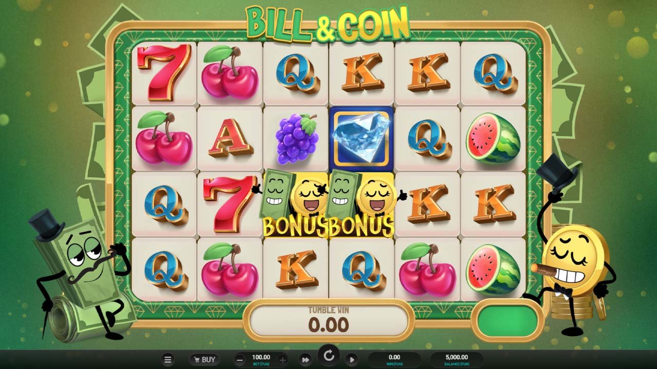 Bill and Coin online slot - GamblersPick