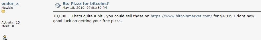 Bitcoin Pizza Day - 10000 BTC worth USD 41.jpg