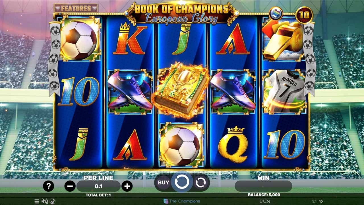Book of Champions European Glory by Spinomenal