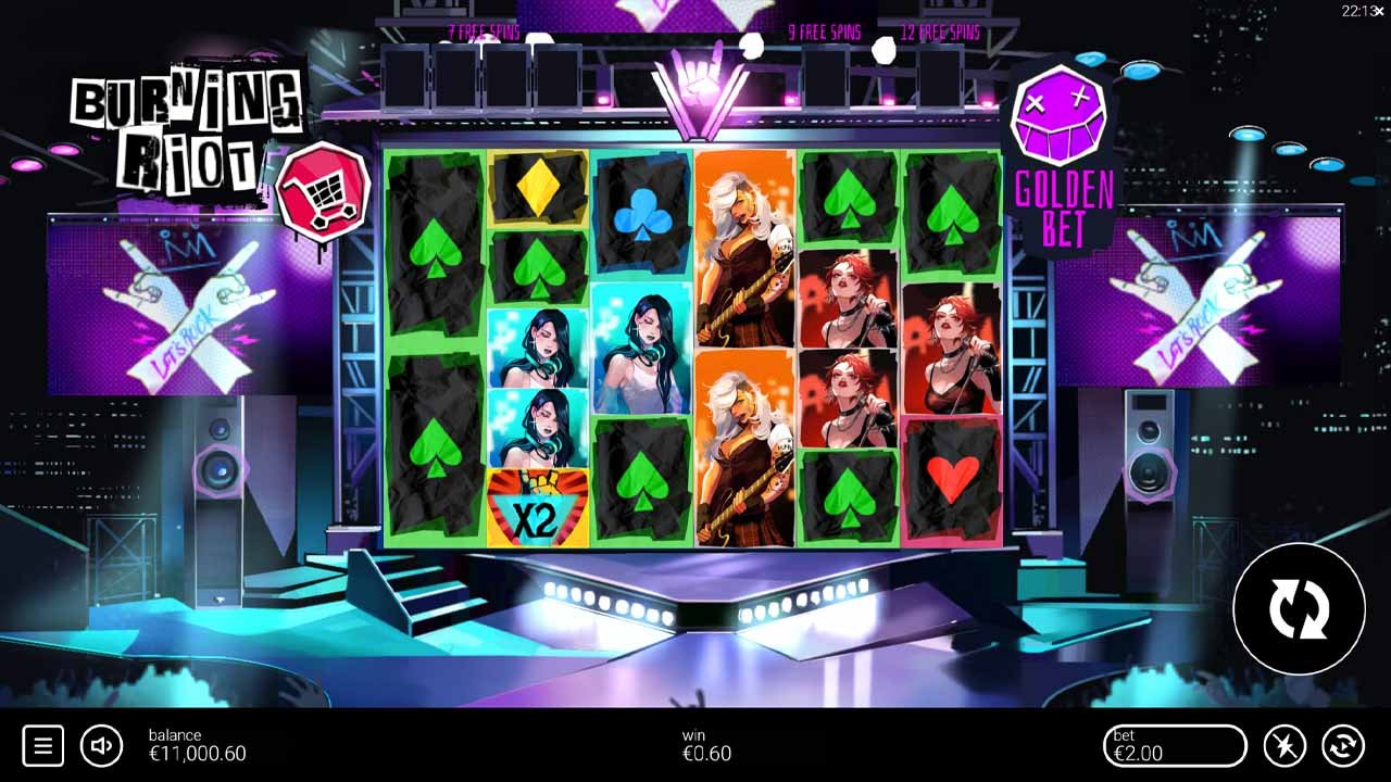 Burning Riot - slot machine