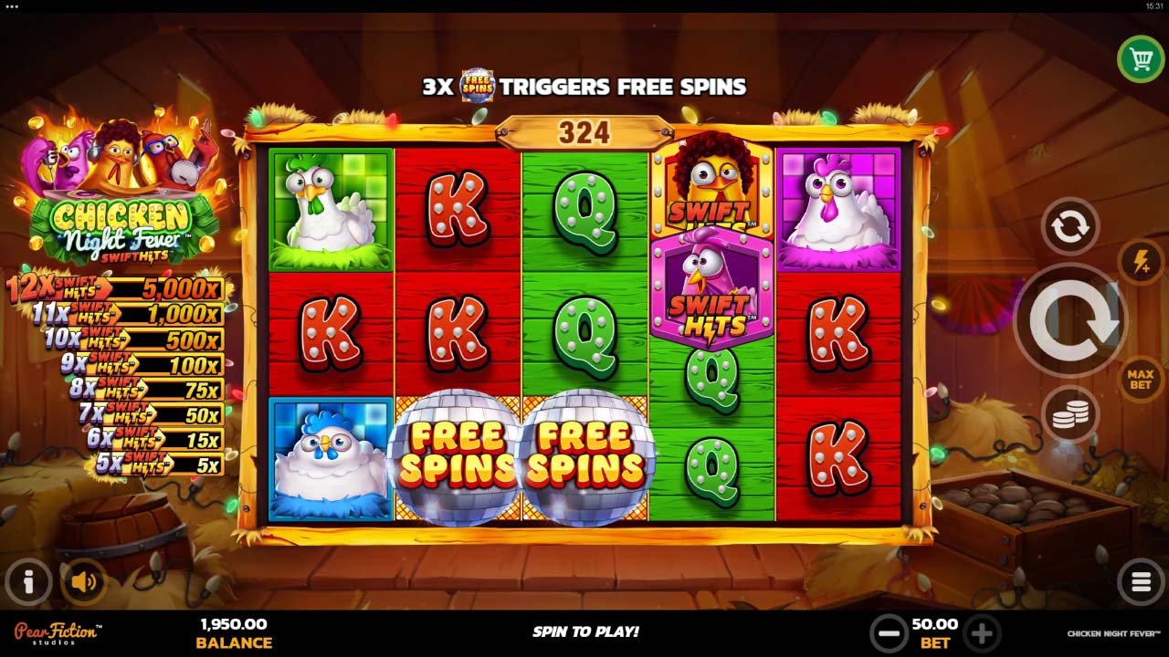Chicken Night Fever SwiftHits by PearFiction Studios