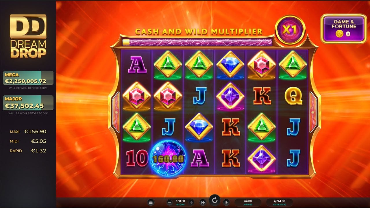 Cosmic Cash Dream Drop Slot - 13th Progressive Jackpot Winner