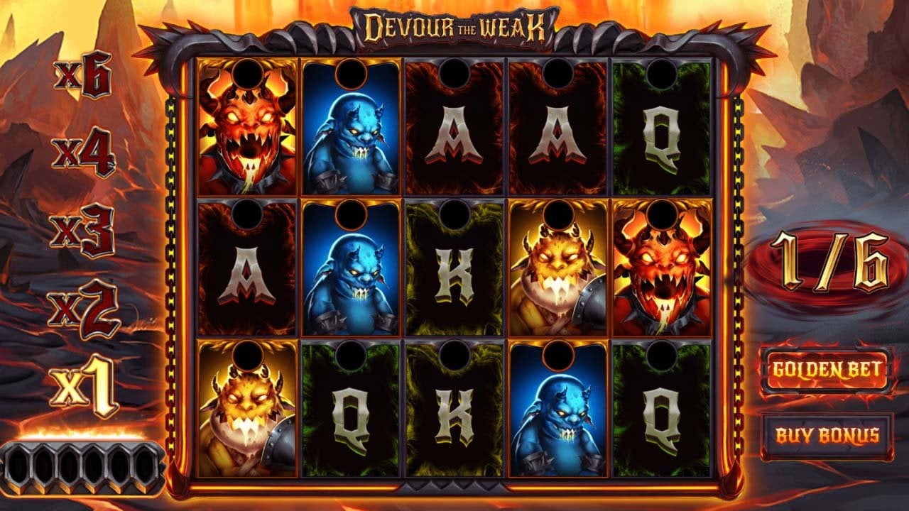 Devour the Weak instant slot review by Yggdrasil