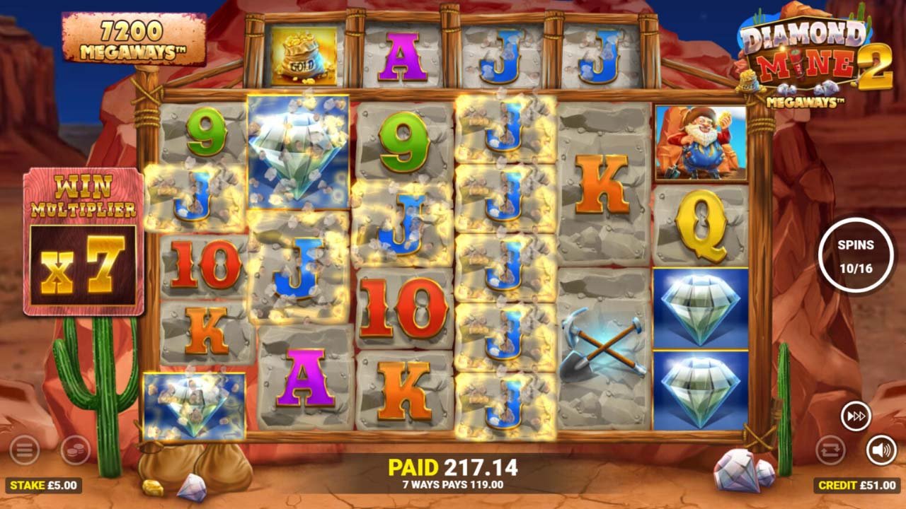 Diamond Mine 2 Megaways instant slot