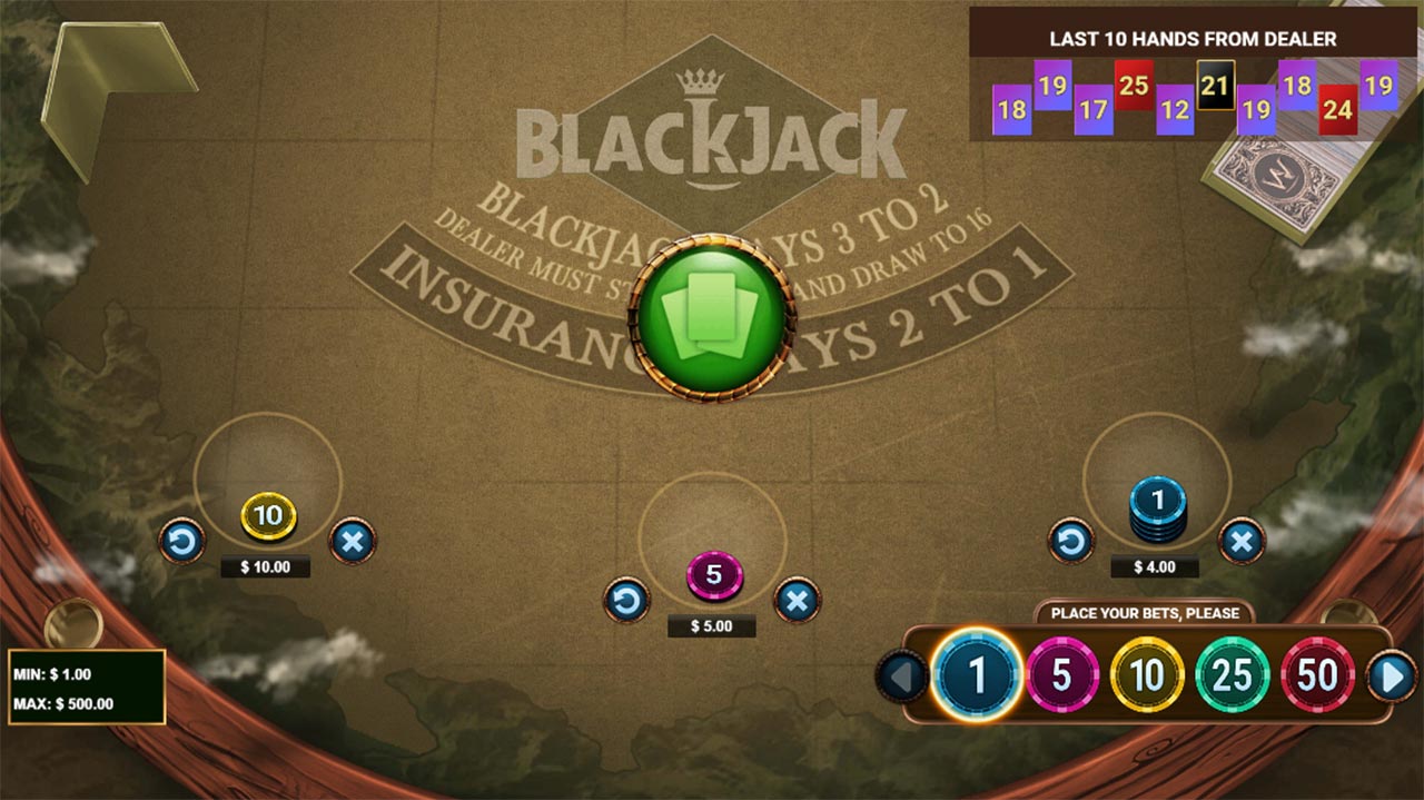 Dragons of the North - Blackjack by Wizard