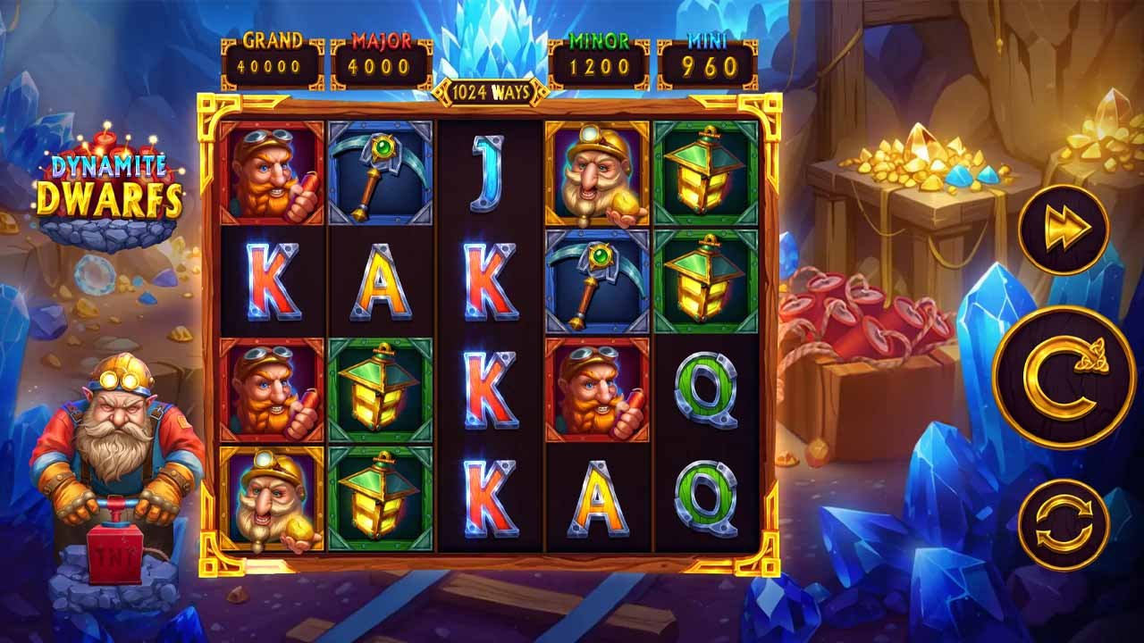 Dynamite Dwarfs Slot by Zillion Games