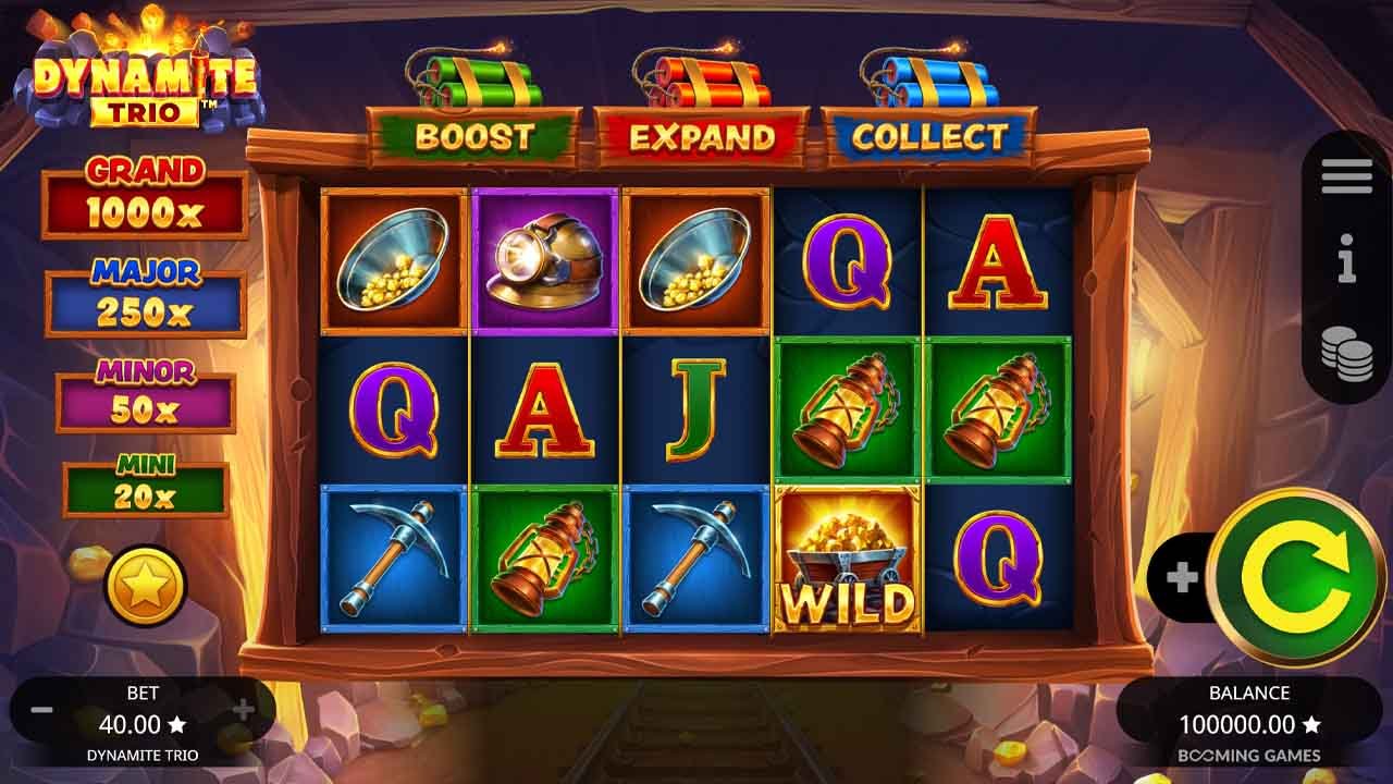 Dynamite Trio video slot