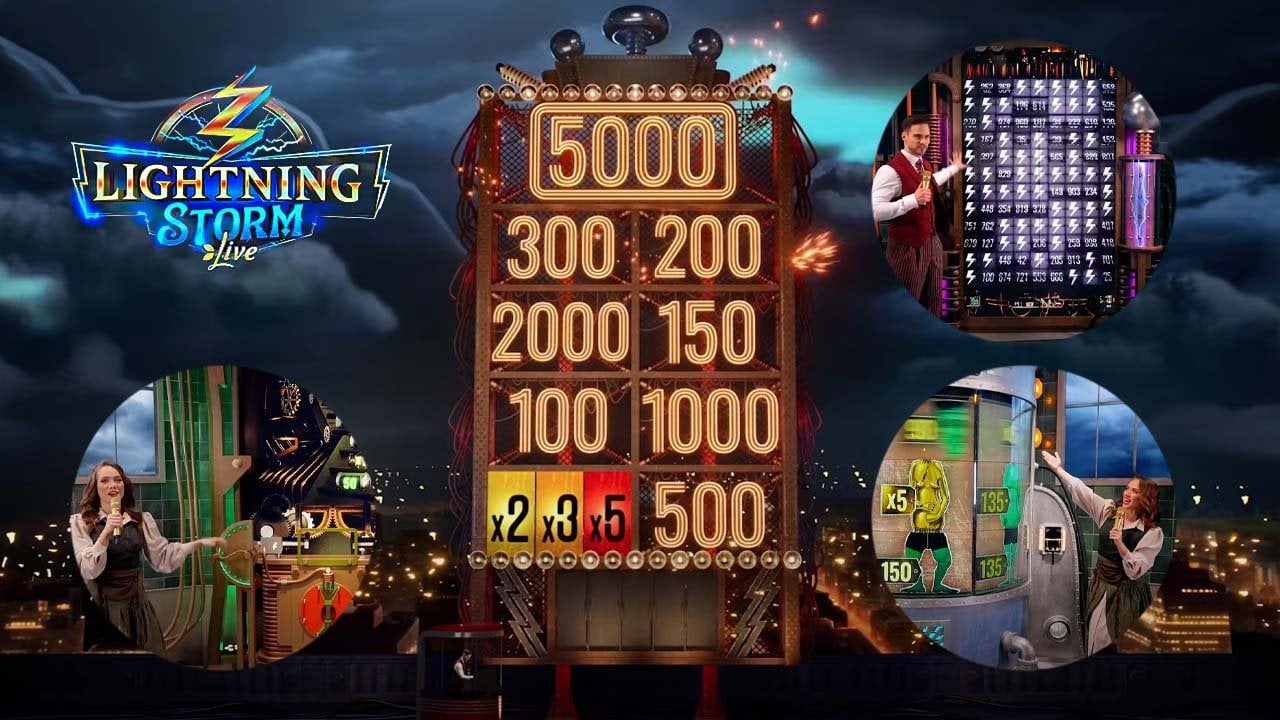 Evolution Gaming - Lightning Storm Live - biggest live lightning game show