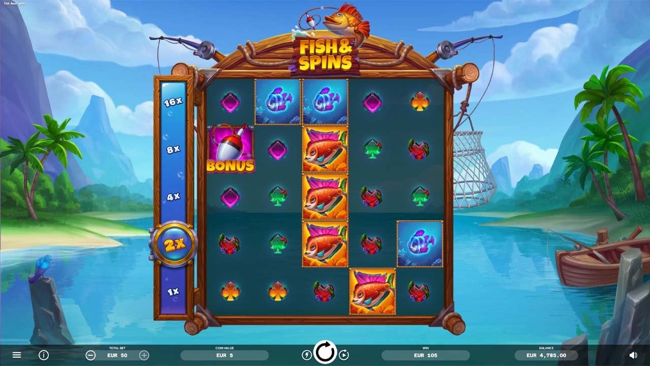 Fish & Spins slot by ElaGames