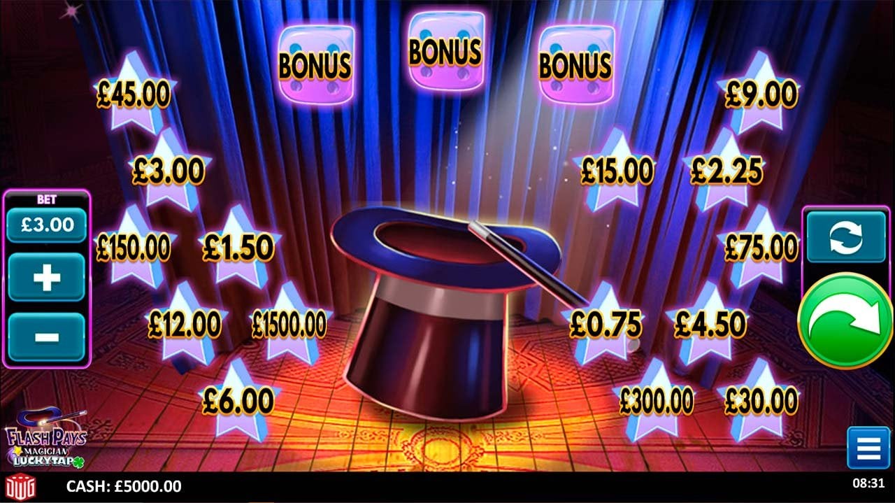Flash Pays Magician LuckyTap Slot