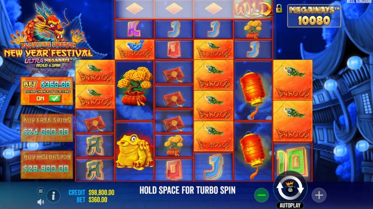 Floating Dragon New Year Festival Ultra Megaways by Pragmatic Play