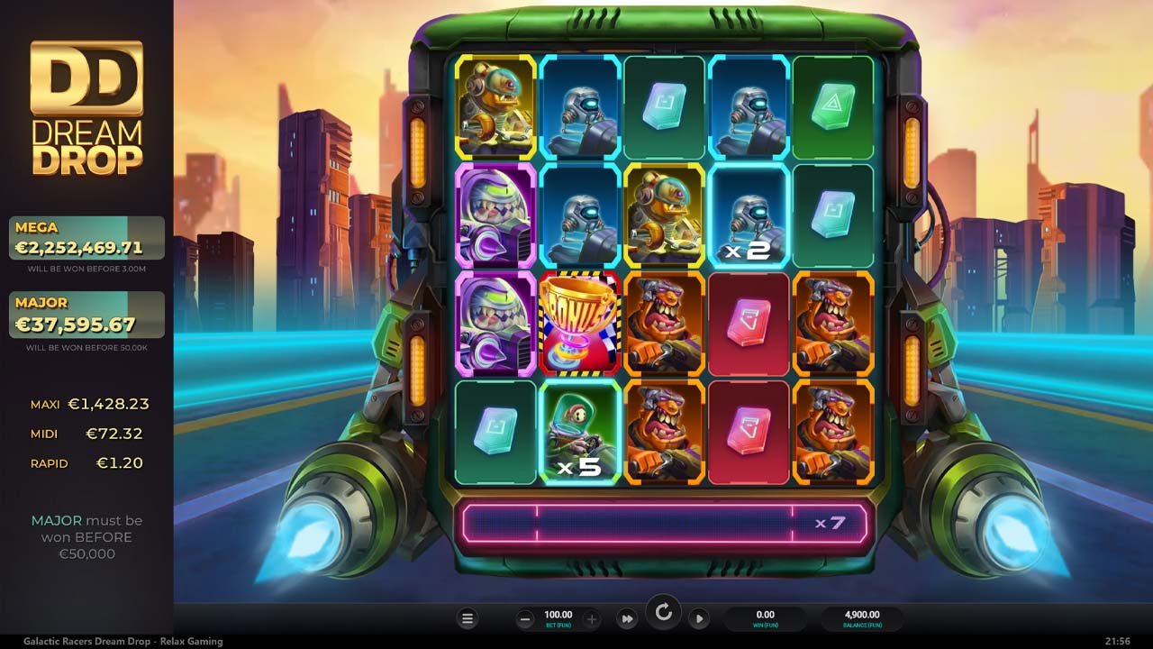 Galactic Racers Dream Drop Slot