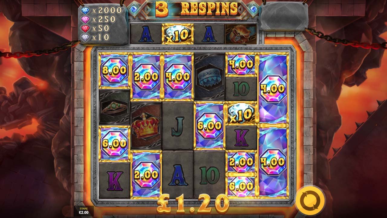 Gems Inferno Megaways instant slot