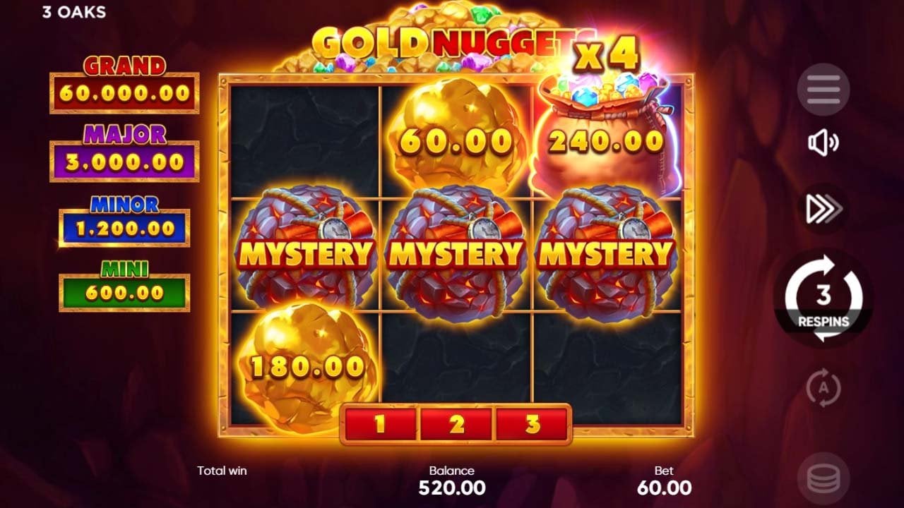 Golden Nuggets - Mystery Symbols feature - GamblersPick