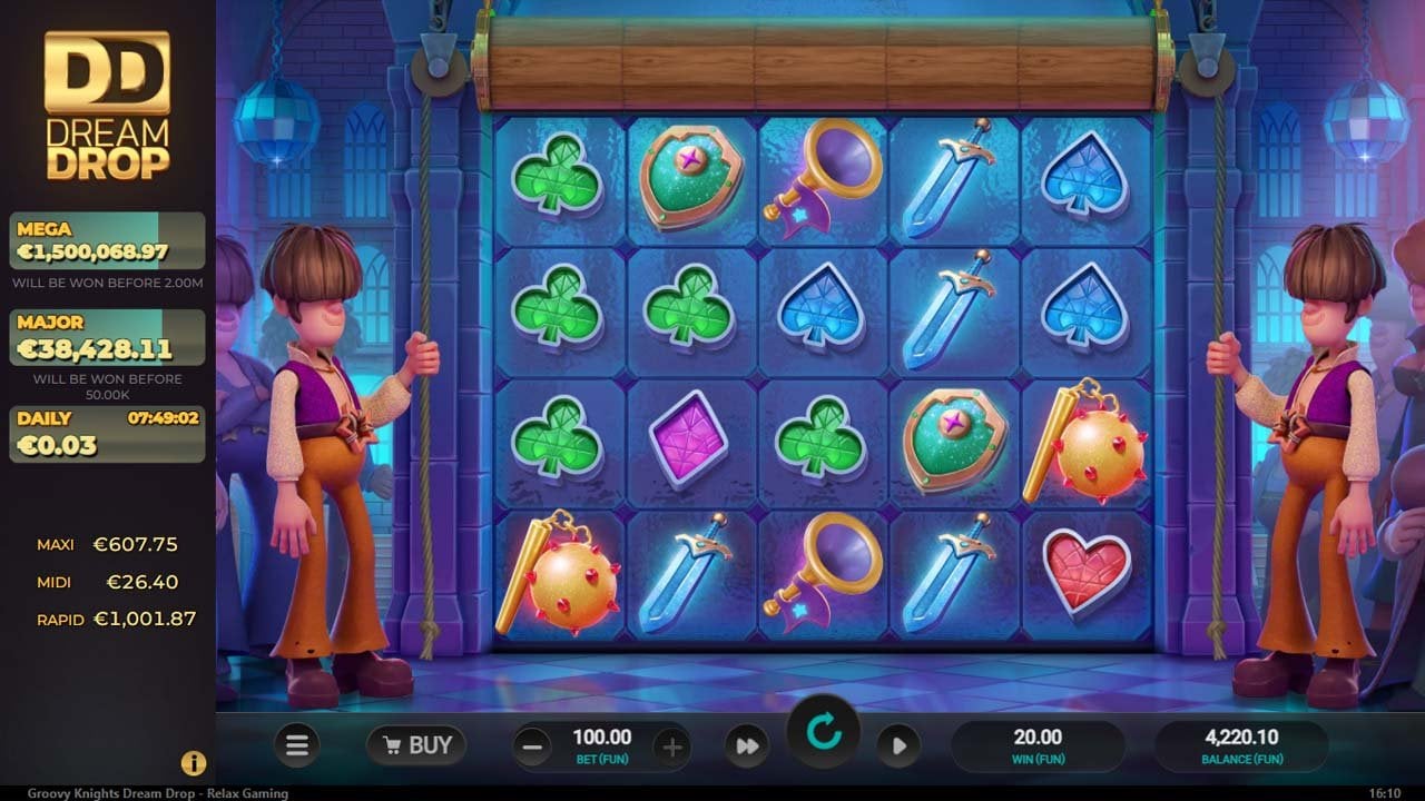 Groovy Knights Dream Drop Slot