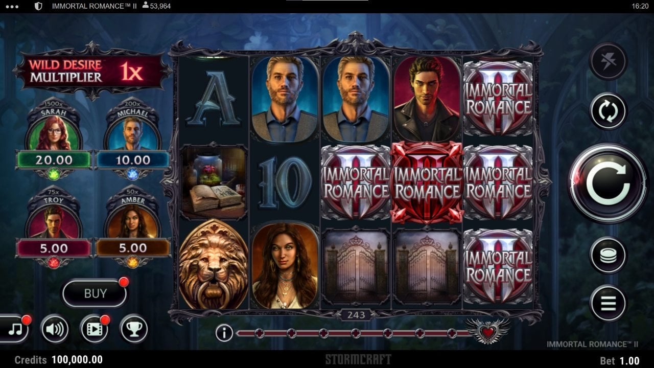 Immortal Romance II slot