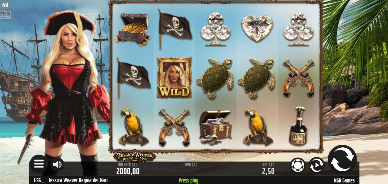 Jessica Weaver Regina dei Mari Slot
