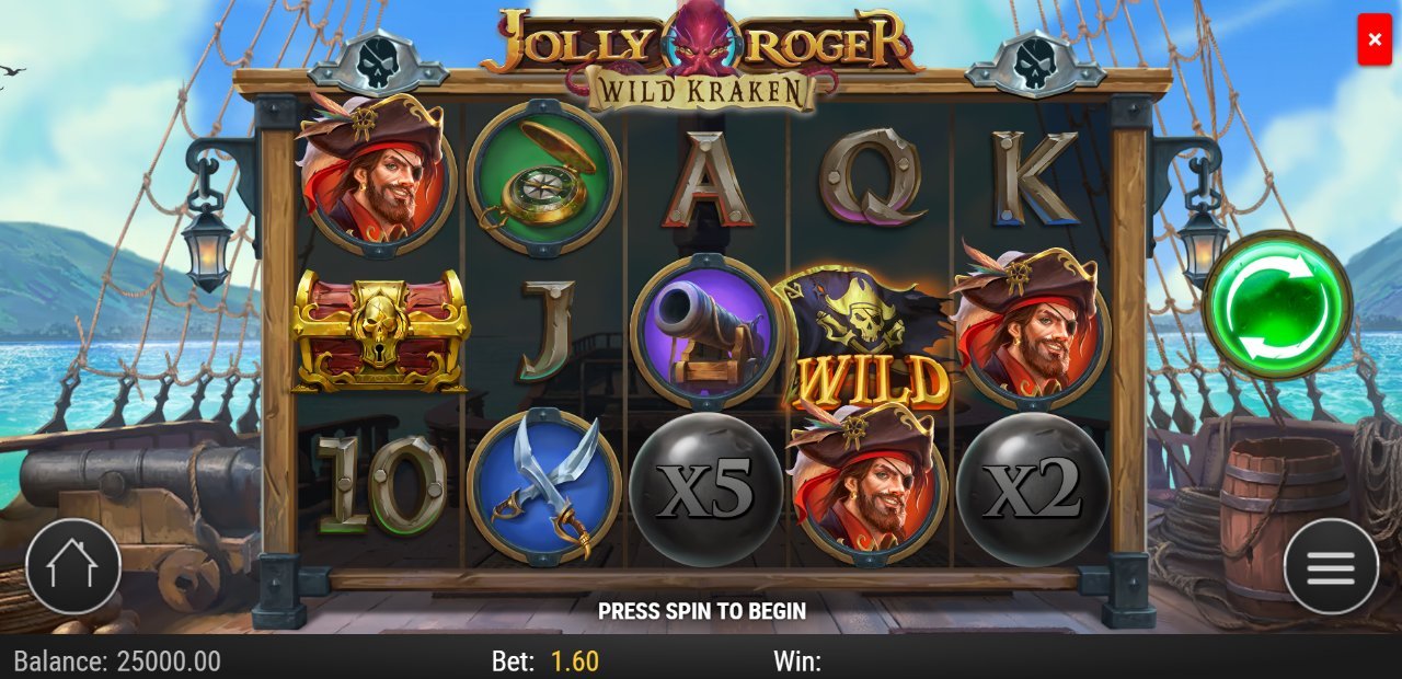 Jolly Roger Wild Kraken