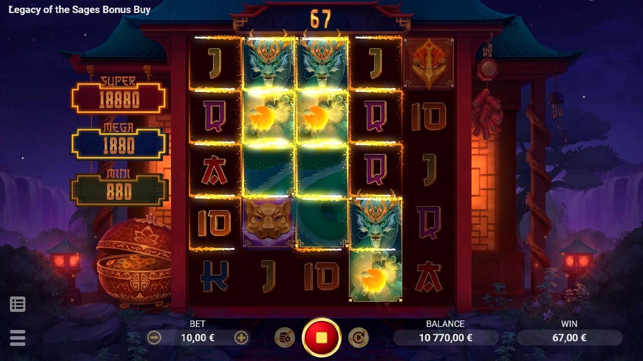 Legacy of the Sages slot screenshot