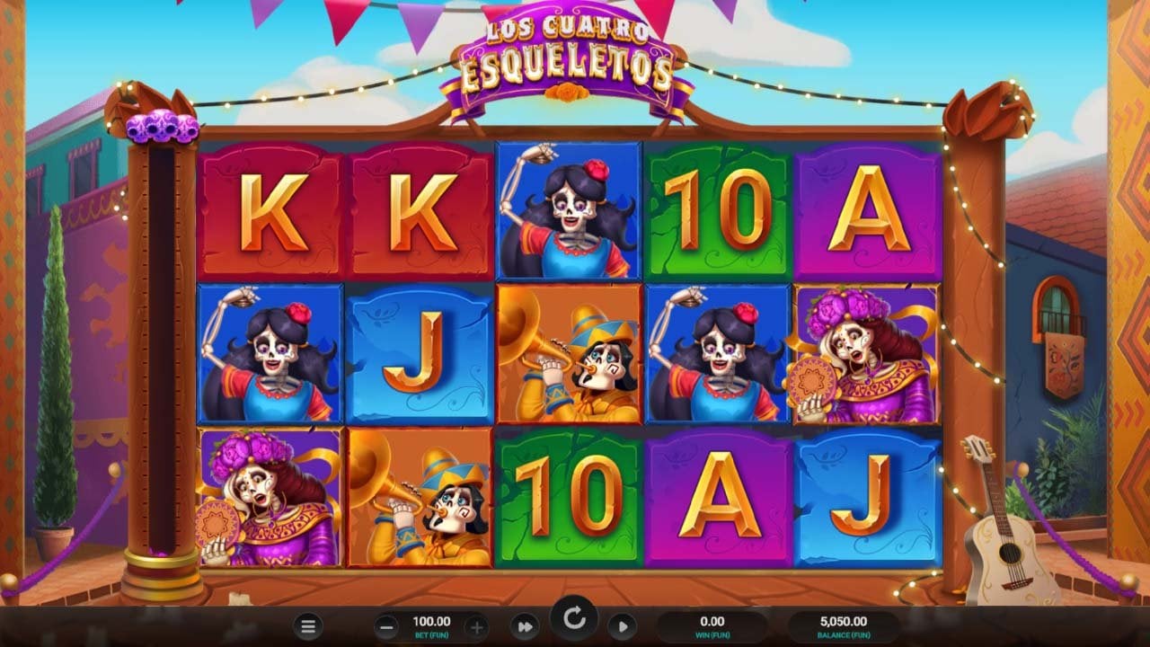 Los Cuatro Esqueletos by Relax Gaming