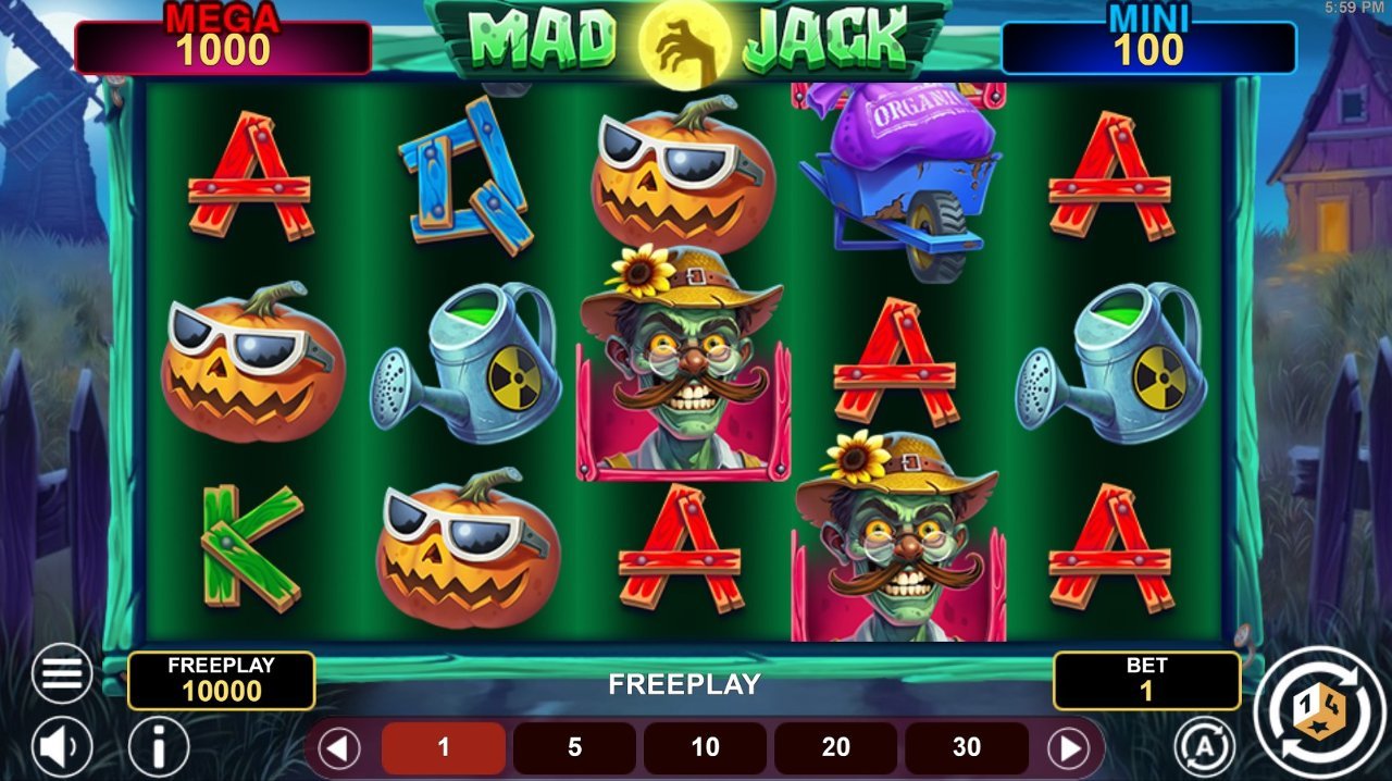Mad Jack Hold and Win Slot