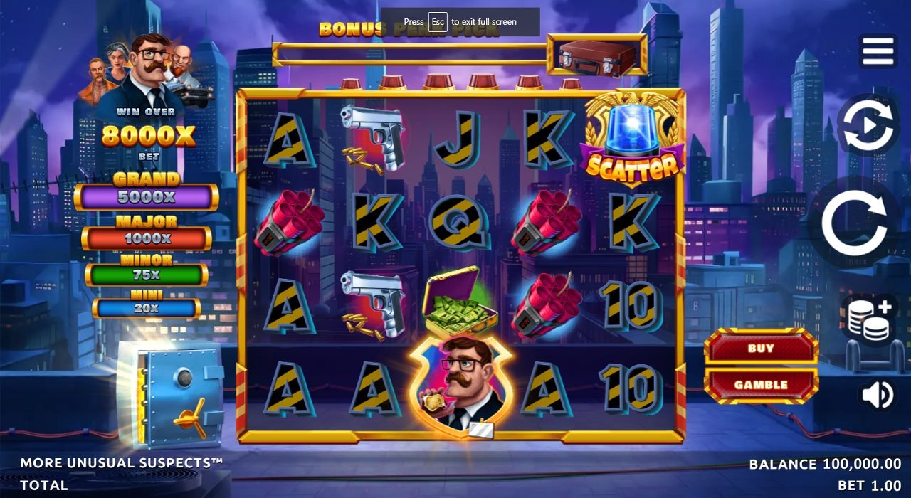 More Unusual Suspects Slot