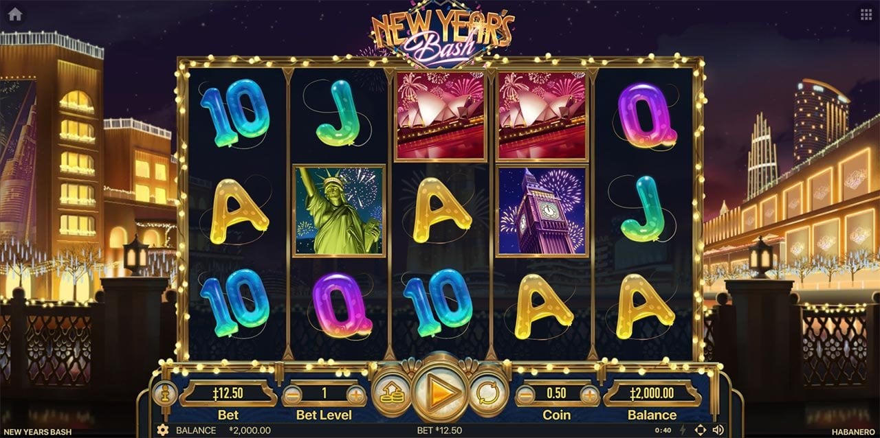 New Year's Bash slot by Habanero