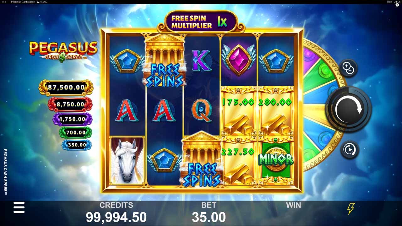 Pegasus Cash Spree by Oros Gaming