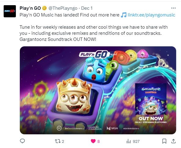 Playn GO Music - new music company