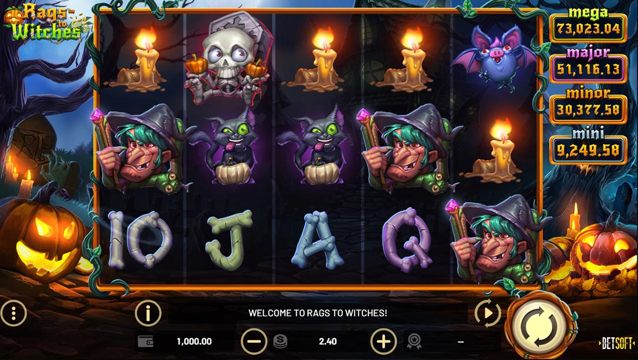 Rags to Witches Slot