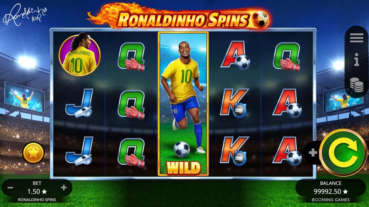 Ronaldinho Spins by Booming Games